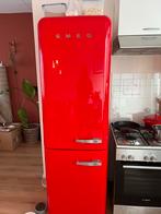 Rode SMEG Koelkast, Ophalen, Gebruikt, 200 liter of meer, 60 cm of meer