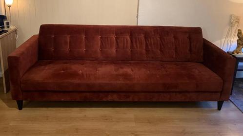 Bankstel + fauteuil (gratis), Huis en Inrichting, Banken | Bankstellen, Gebruikt, Rechte bank, Vierpersoons of meer, 200 tot 250 cm