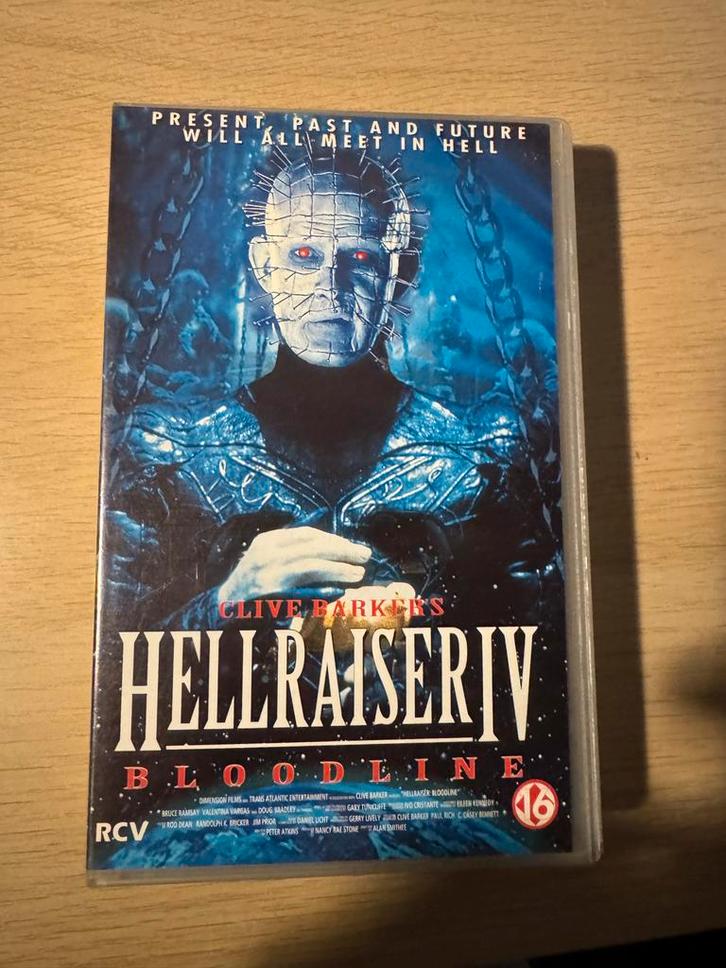 Hellraiser IV: Bloodline VHS - Horror Klassieker!, Cd's en Dvd's, VHS | Film, Gebruikt, Horror, Vanaf 16 jaar, Verzenden