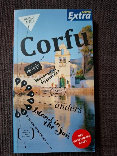 ANWB reisgids - Corfu + kaart (Korfoe ; Griekenland), Boeken, Reisgidsen, Gelezen, Reisgids of -boek, Europa, ANWB, Ophalen of Verzenden