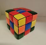Spaarpot kubus - rubiks cube of cupcake - keramiek, Steen, Aardewerk of Keramiek, Kwastje-over-Kastje, Nieuw, Ophalen of Verzenden