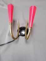 vintage wandlamp elk, Huis en Inrichting, Ophalen of Verzenden, Gebruikt, Metaal