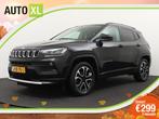 Jeep Compass 1.3T 150 PK Aut. Limited H-Leder Adapt.Cruise S, 4 cilinders, 150 pk, Leder en Stof, Zwart
