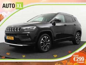 Jeep Compass 1.3T 150 PK Aut. Limited H-Leder Adapt.Cruise S beschikbaar voor biedingen