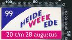 Sticker: Heideweek Ede 1999, Ophalen of Verzenden, Zo goed als nieuw, Bedrijf of Vereniging