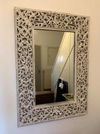 Koloniale spiegel, Ophalen, 100 tot 150 cm, Zo goed als nieuw, Rechthoekig