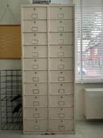 Vintage Franse vakkenkast | archiefkast | kleppenkast, Ophalen