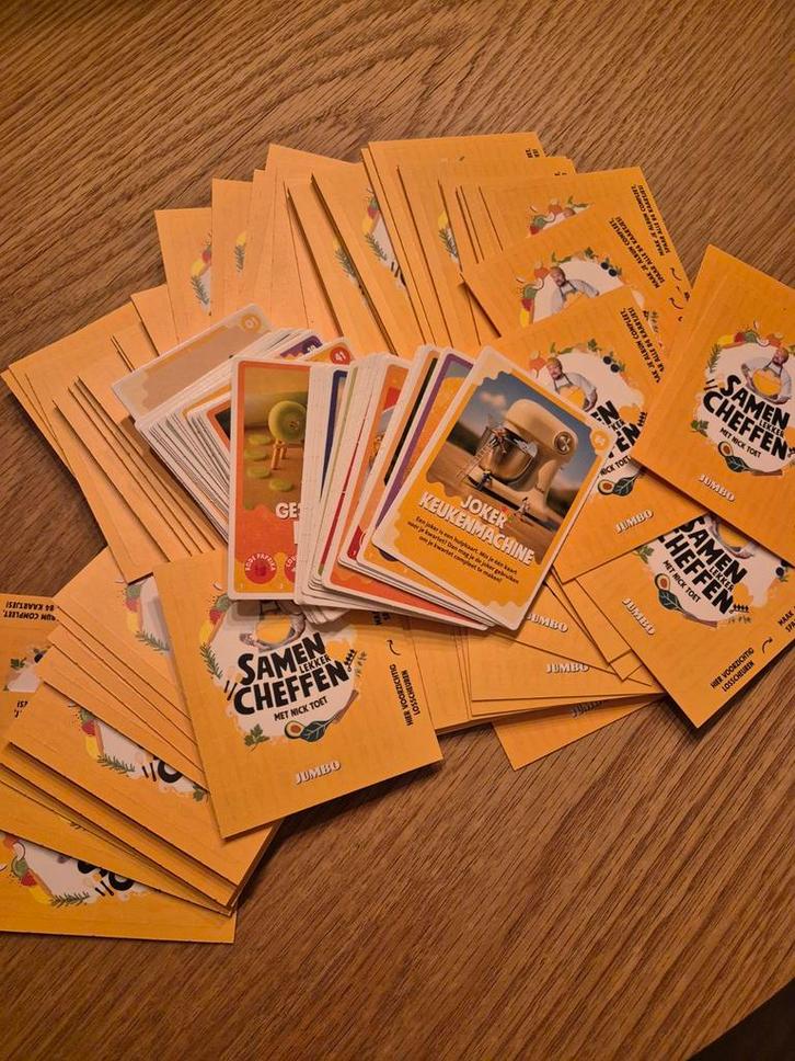 Jumbo plaatjes- Samen Lekker Cheffen - alle nrs beschikbaar, Verzamelen, Supermarktacties, Jumbo, Ophalen of Verzenden