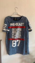 T-shirt met stoere print, Maat 52/54 (L), Blauw, Ophalen of Verzenden, Young wild & free