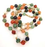 Prachtig collier, halfedelsteen, Verzenden, Zo goed als nieuw, Steen of Mineraal