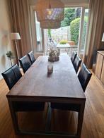 Design Linteloo Solution tafel 220 cm, Huis en Inrichting, Tafels | Eettafels, Ophalen, Gebruikt, 200 cm of meer, Vijf personen of meer
