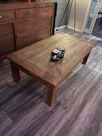 Teakhouten Salontafel met Lades, Gebruikt, 100 tot 150 cm, Teakhout, Ophalen of Verzenden