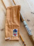 Klassiek Vintage Arjon Malung Sweden Splitcane Baitcaster, Ophalen, Gebruikt, Werphengel