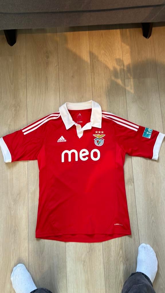 Vintage voetbalshirt benfica, Maat M, Ophalen of Verzenden, Zo goed als nieuw, Shirt