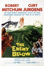 2. The Enemy Below, Robert Mitchum, Curt Jurgens (1957)., Ophalen of Verzenden, Zo goed als nieuw