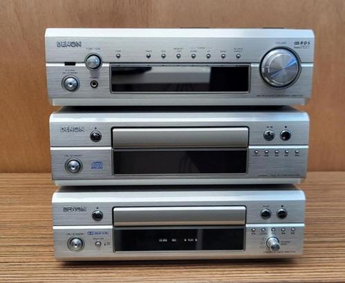 Denon F101 complete stereo set met Chromecast - mini set, Audio, Tv en Foto, Stereo-sets, Zo goed als nieuw, Cassettedeck, Cd-speler