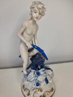 Vintage gemerkt Cesare Villari porselein beeld, Verzamelen, Beelden en Beeldjes, Ophalen of Verzenden, Zo goed als nieuw, Dier