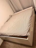 Tweepersoonsbed, Ophalen, Gebruikt, Wit, Tweepersoons