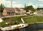 Groeten uit Medemblik - gezicht op - boot kerk - gelopen, Verzamelen, Ansichtkaarten | Nederland, Ophalen of Verzenden, Voor 1920