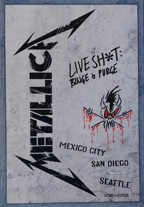 Metallica - Live Shit - Bing & Purge - CD/DVD Box, Cd's en Dvd's, Cd's | Hardrock en Metal, Zo goed als nieuw, Boxset, Ophalen of Verzenden