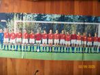 Nederlands Elftal uitklapposter Revue seizoen 1965-1966, Verzamelen, Verzenden, Gebruikt, Poster, Plaatje of Sticker