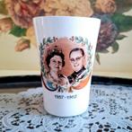 Royal Sphinx, herdenkingsbeker 25 jaar Juliana en Bernhard, Verzamelen, Ophalen of Verzenden, Zo goed als nieuw, Nederland, Servies