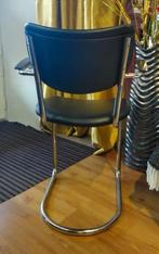 Eetkamerstoel van Gebr. De Wit 3011, Ophalen, Zwart, Info@verspuy.nl, Leer