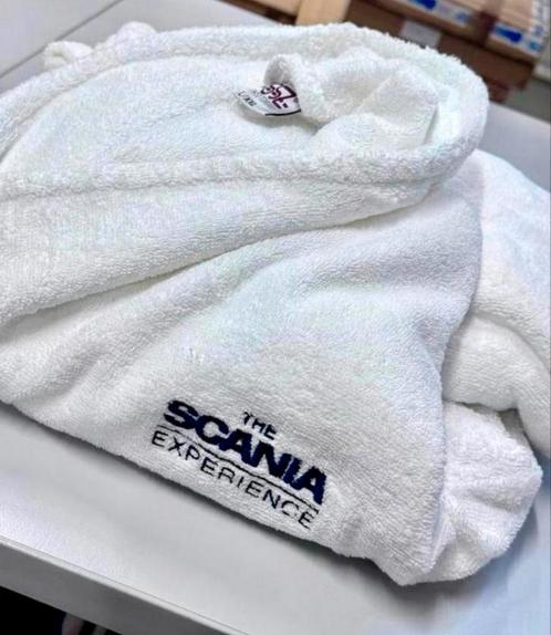 The SCANIA experience Official Merchandise Badjas XL XXL new, Kleding | Heren, Ondergoed, Badjas, Wit, Ophalen of Verzenden
