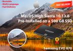 MacOS High Sierra 10.13.6 VoorGeïnstalleerd op SSD van 500GB, Nieuw, MacOS, Ophalen of Verzenden