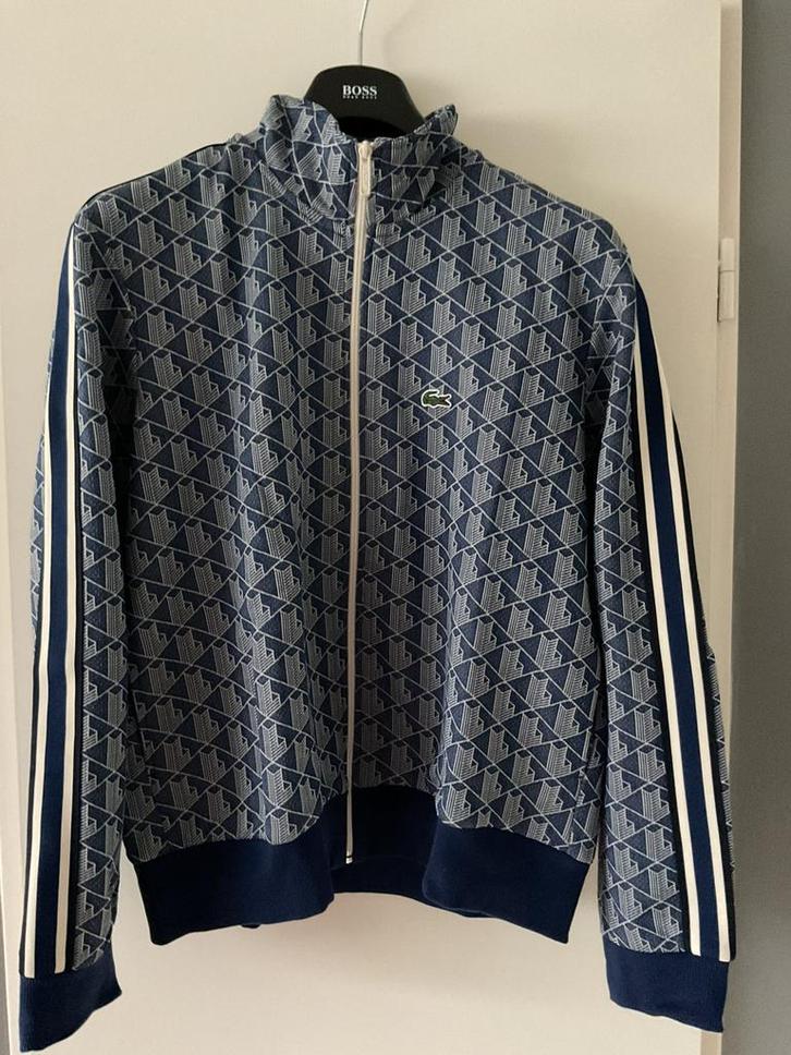 Lacoste Paris Monogram 3- delige set, Kleding | Heren, Sportkleding, Nieuw, Overige typen, Overige maten, Blauw, Ophalen of Verzenden