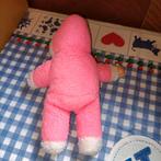 Oude pop met roze pak met drinkfles 25 cm vintage, Verzamelen, Poppen, Ophalen of Verzenden, Pop