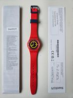 SWATCH | Concentric Red | SO28R702 | weinig gedragen, Kunststof, Gebruikt, Polshorloge, Swatch