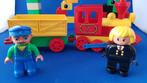 Setje Duplo in opbergdoos, onder andere treindelen. 7A8, Kinderen en Baby's, Speelgoed | Duplo en Lego, Duplo, Gebruikt, Ophalen of Verzenden