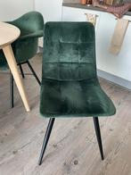 Velvet groene stoel zitmaxx, Huis en Inrichting, Stoelen, Zo goed als nieuw, Eén, Ophalen, Overige kleuren