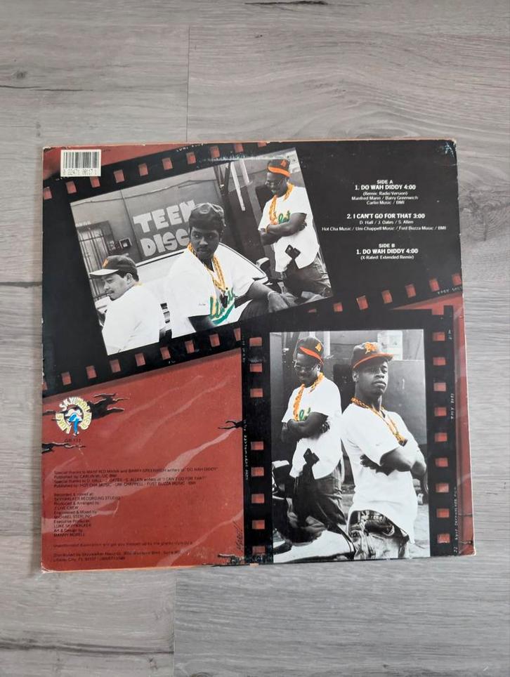 Live Crew - D.O. Wah Diddy 12" Vinyl Single, Cd's en Dvd's, Vinyl | Overige Vinyl, Gebruikt, 12 inch, Ophalen of Verzenden