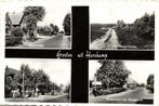 Groeten uit Harskamp - 4 afb. o.a. Stationsweg - 1961 gelope, Ophalen of Verzenden, 1960 tot 1980, Gelopen, Gelderland