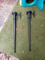 Zwarte Metalen Muur Kandelaars - Set van 2, Ophalen, Gebruikt