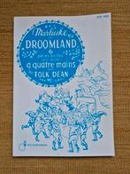 Pianoboek Quatre Mains - marlieske in  Droomland, Ophalen of Verzenden, Les of Cursus, Klassiek, Piano