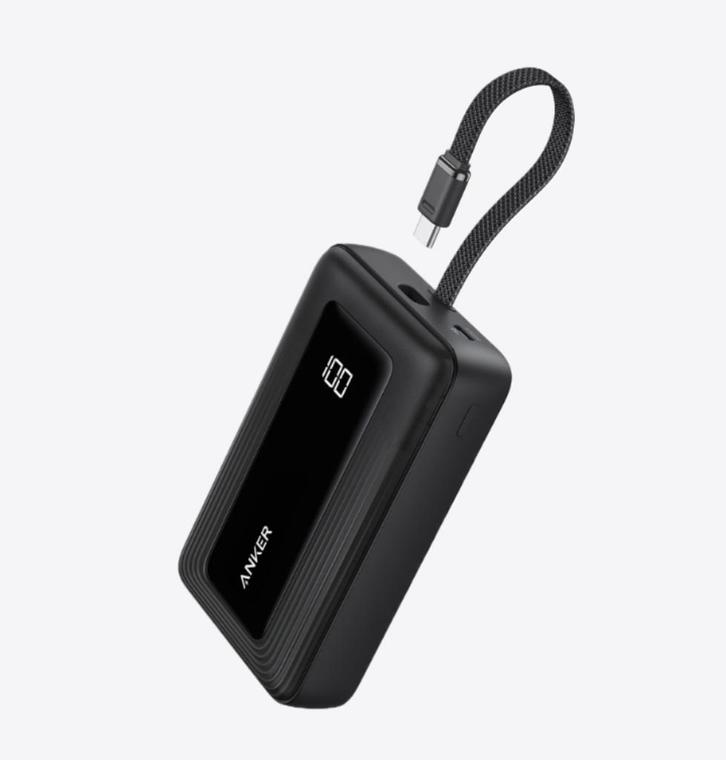 Nr.1 Anker Powerbank 20.000 mAh ingebouwde USB-C-kabel Nieuw, Telecommunicatie, Powerbanks, Nieuw, Ophalen of Verzenden