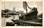 Harderwijk Botter op de helling + Molen TOPPER zie beschrijv, Verzamelen, Ophalen of Verzenden, 1940 tot 1960, Gelopen, Gelderland