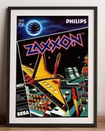 ZAXXON MSX SEGA Retro Videogame Poster 50x70 CM, Spelcomputers en Games, 1 speler, Verzenden, Nieuw, Vanaf 12 jaar