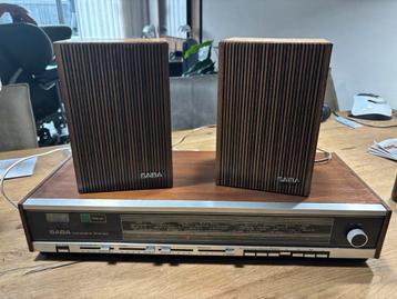 Vintage Saba receiver versterker met luisprekers retro set beschikbaar voor biedingen