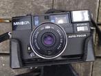 Minolta hi matic af2 vintage analoge camera in etui, Audio, Tv en Foto, Minolta, Gebruikt, Ophalen of Verzenden