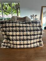 GIULIANO teddytas beige/pied de poule, Sieraden, Tassen en Uiterlijk, Tassen | Damestassen, -, Verzenden, Schoudertasje, Amsterdam