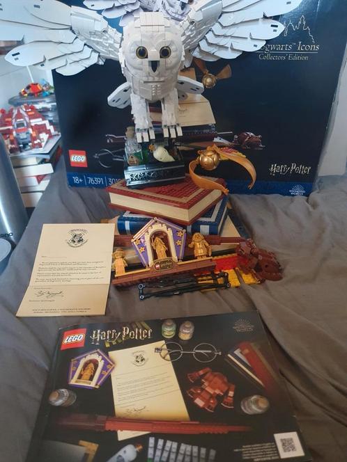 Lego Harry Potter 76391 Hogwarts Icons Hedwig, Kinderen en Baby's, Speelgoed | Duplo en Lego, Zo goed als nieuw, Ophalen of Verzenden