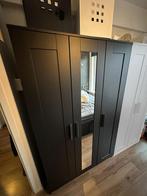 BRIMNES IKEA kledingkast - zwart, Huis en Inrichting, Kasten | Kledingkasten, Ophalen, 100 tot 150 cm, Zo goed als nieuw, 150 tot 200 cm