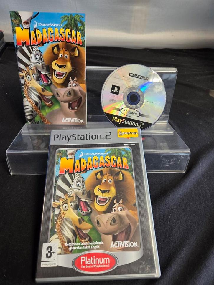 Madagascar - PlayStation 2 - Avontuur voor jong en oud!, Spelcomputers en Games, Games | Sony PlayStation 2, Gebruikt, Avontuur en Actie