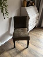 Te Koop; 2 mooie Eetkamerstoelen, Huis en Inrichting, Stoelen, Ophalen, Zo goed als nieuw, Grijs, Vijf, Zes of meer stoelen