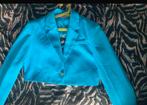 Blauwe cropped blazer van Loavies, Kleding | Dames, Jasje, Maat 36 (S), Verzenden, Blauw