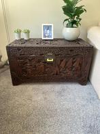 Antieke dekenkist, Huis en Inrichting, Woonaccessoires | Kisten, Ophalen, Minder dan 50 cm, Gebruikt, 50 tot 100 cm